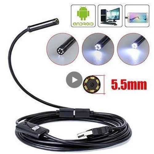 Mini Endoscope 5.5MM Lens, LED Light