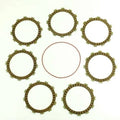Clutch Friction Plate Set Hsq CR125 97-09, Athena P40230029, With Gasket