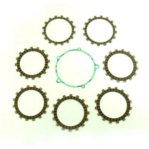 Clutch Friction Plate Set Yamaha YZ125 89-90, Athena P40230072, With Gasket
