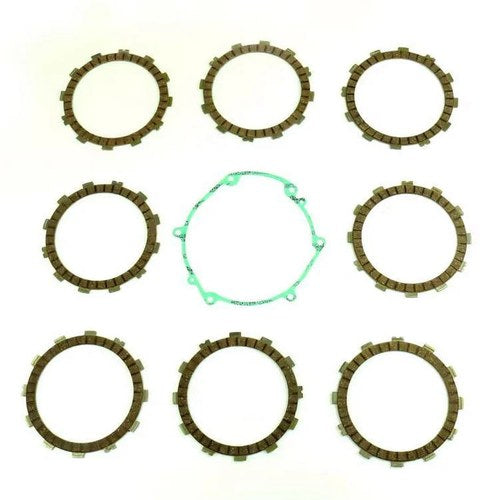 Clutch Friction Plate Set Kawa KX250 90, Athena P40230064, With Gasket