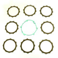 Clutch Friction Plate Set Kawa KX250 90, Athena P40230064, With Gasket