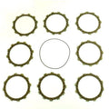 Clutch Friction Plate Set Suzuki RM125 02-08, Athena P40230061, With Gasket