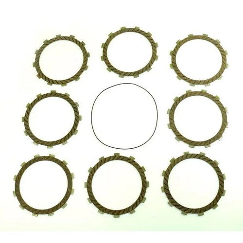 Clutch Friction Plate Set Suzuki RM250 96-02, Athena P40230097, With Gasket