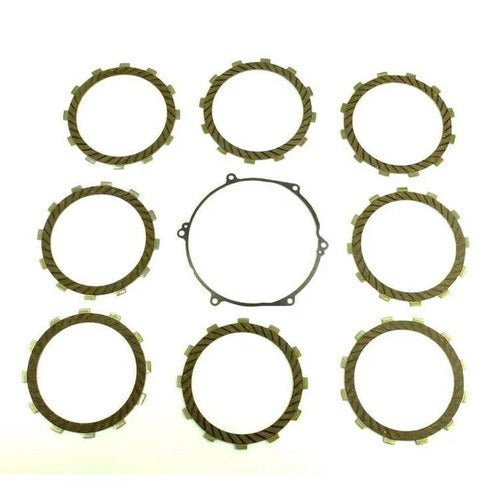 Clutch Friction Plate Set Kawa KX250 94-04, Athena P40230070, With Gasket