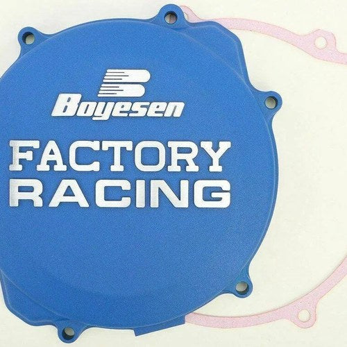 Clutch Cover 99-24 YZ250, Boyesen CC-32AL Blue
