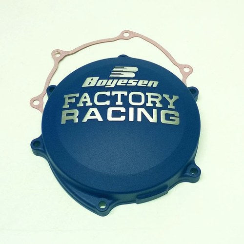 Clutch Cover 19-24 YZ250F, WR250F 20-23, Boyesen CC-37CL, Blue