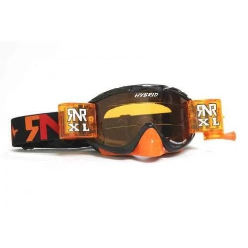 Rnr Hybrid XL Roll & Tear Off, BLACK/ORANGE Limited Edition, 36MM, GH236XL