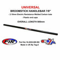 Broomstick Handlebar 7/8'' 800mm, Fittment Universal / Matt Black / Each