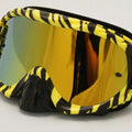 Rnr Hybrid Wild YL/BK Mirrored Lens, Wild Yellow & Black Goggle, GH368M