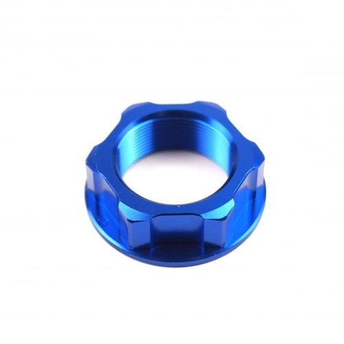 M24x1.00mm Stem Nut Each Blue, Aluminium / CR RM Rmz YZ Yzf, / CNC