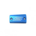CNC Front Brake Cylinder Cap Husqvarna, Scar Racing 5804B Blue