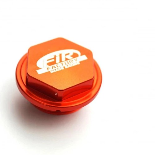Rear Reservoir Cap KTM, Fir ASRRC-03 CNC Alloy Orange