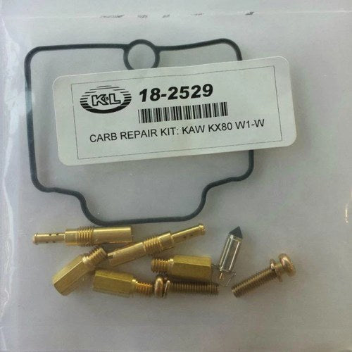 Carburetor Repair Kit, Kawasaki KX80 98-00, KL18-2529