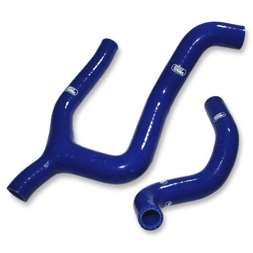 Samco Hose Kit Husqvarna FC/FE/FX350 19-20, Thermostat Bypass, 2 Piece Kit, Blue