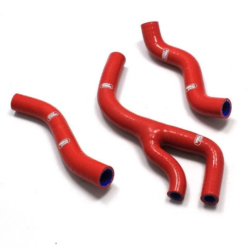 Samco Hose Kit Honda CR125R 98-99, 3 Piece Kit, Red, HON-102 RD