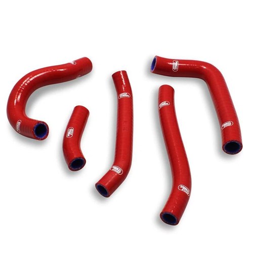 Samco Hose Kit Honda CRF250R 16-17 OEM Design, 5 Piece Kit, Red, HON-104 RD