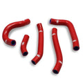 Samco Hose Kit Honda CRF250R 16-17 OEM Design, 5 Piece Kit, Red, HON-104 RD
