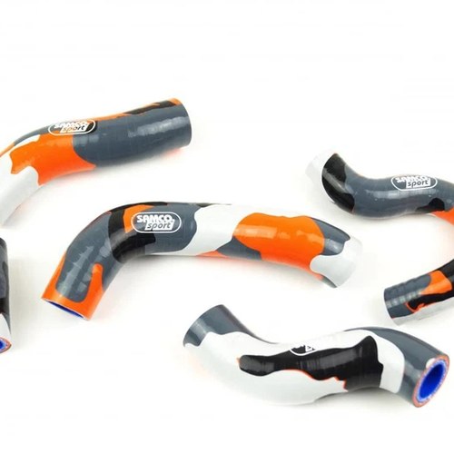 Samco Hose Kit KTM 450/500 EXC-F 12-16, 5 Piece Kit, Solar Orange Camo