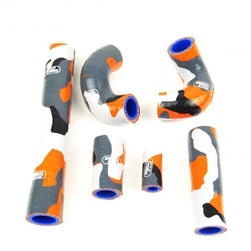 Samco Hose Kit KTM 250/300 Exc Tpi 18-19, 6 Piece Kitsolar Orange Camo