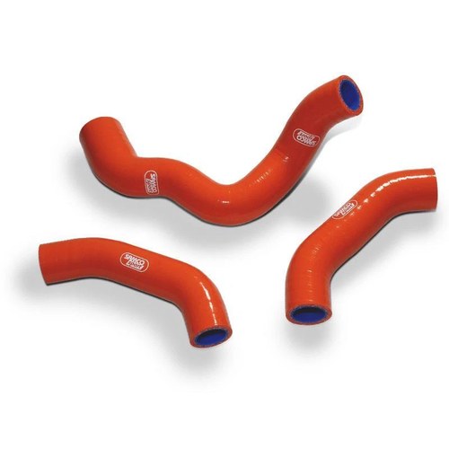 Samco Hose Kit KTM 450/500 Exc 2020 Thermostat Bypass, 3 Piece Kit, Orange