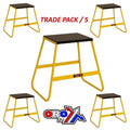 Pack 5 Bike Stands Yelow, 440mm Tall, Light Weight, Mx