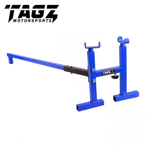 MK2 Left & Right Hand Roll ON Stand, Blue & Black, Old School Stand