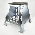 Tagz Factory MX Stand Built, Limited Edition Bright Zinc Plate, Box Stand