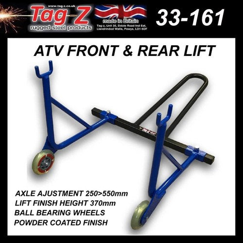 ATV FRONT/REAR Jack Lift, Blue Black, ATV / Quad Fast Easy Lift