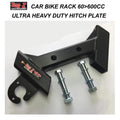 Ultra Heavy Duty Hitch Plate, Car Bike Bracket For Use UP TO 500LBS / 230KGS