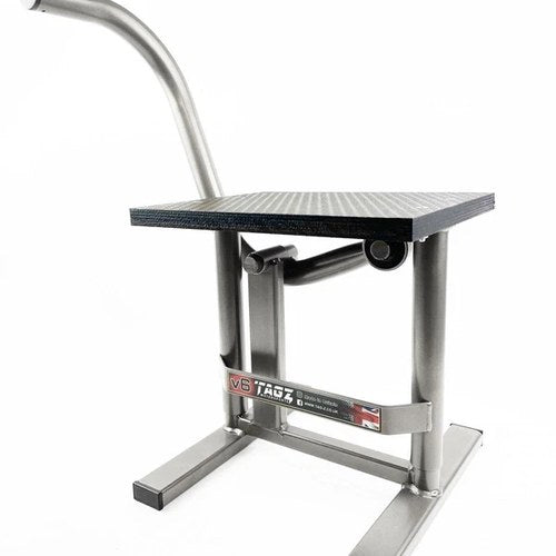 HD JACK-UP-STAND Twin Leg v5, Silver, Large Stand 440mm High