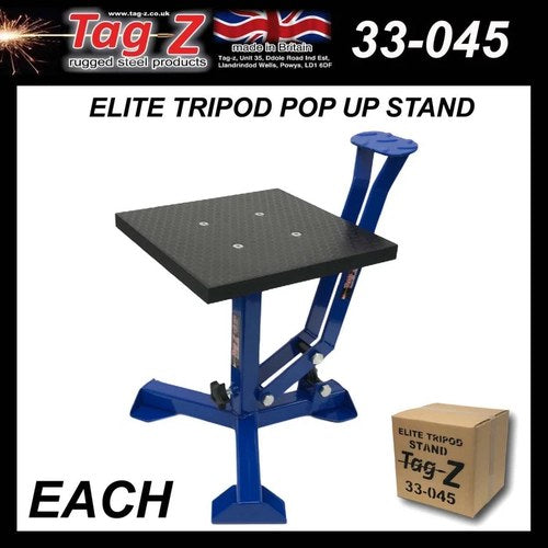 Elite Tripod Pop UP Stand, Big Feet / Gloss Blue / TAG-Z