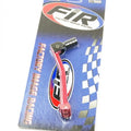 Gear Lever Alloy Red, Black Tip, 11mm Spline, 140mm Long