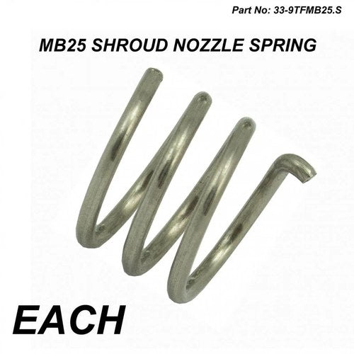 MB25 Shroud Nozzle Spring, OD 12.60mm X ID 15.50mm