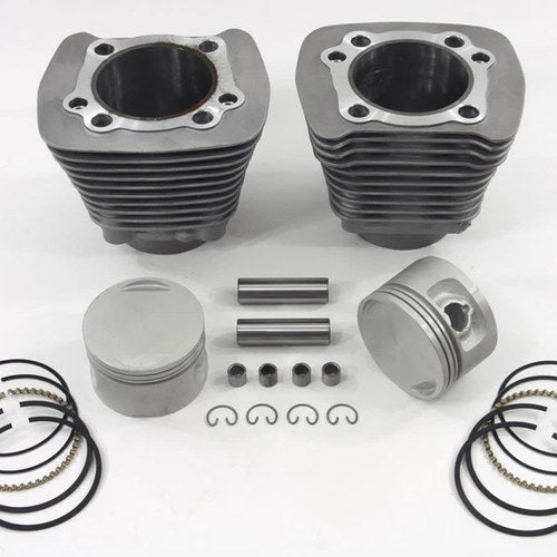 Replica 1200cc Cylinder and Piston Kit Silver for Harley-Davidson