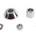 Front Axle Spacer Kit Smooth Style for Harley-Davidson