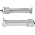 Chrome Railroad Style Footpeg Set for Harley-Davidson