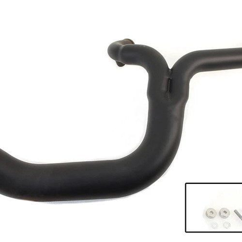 Flt 2:1 Lake Style Exhaust System Black for Harley-Davidson