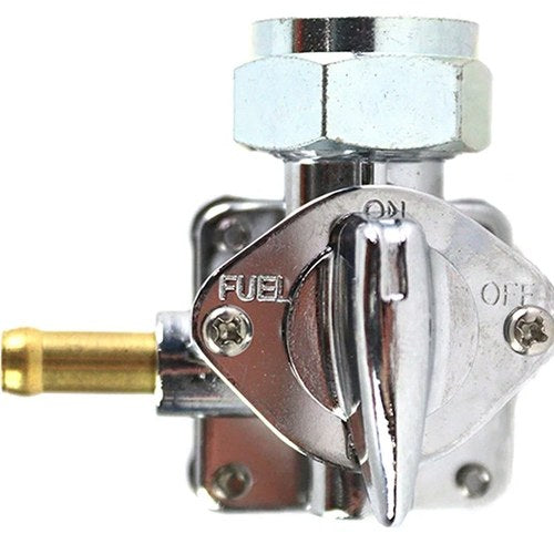 Vacuum Petcock Fuel Valve Chrome for Harley-Davidson