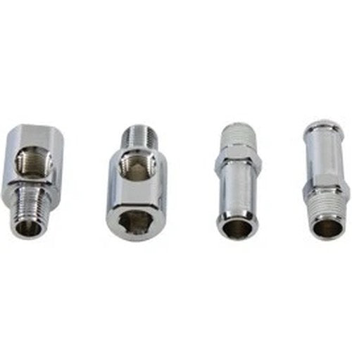Allen Oil Pump Fitting Set Chrome for Harley-Davidson