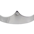 Chrome Smooth Style Fender Tip for Harley-Davidson