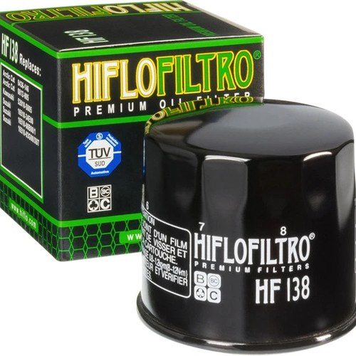 Hiflo Oil Filter Black #HF138 for Suzuki/Cagiva/Aprilia
