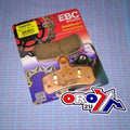 Brake Pads Sintered Metal, Ebc FA457HH Gold, Harley Davidson