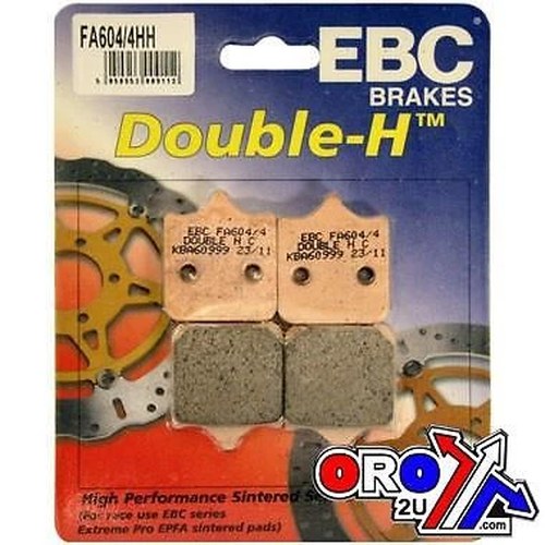 Brake Pads Sintered Metal, Ebc FA604/4HH BMW S100RR 10-18