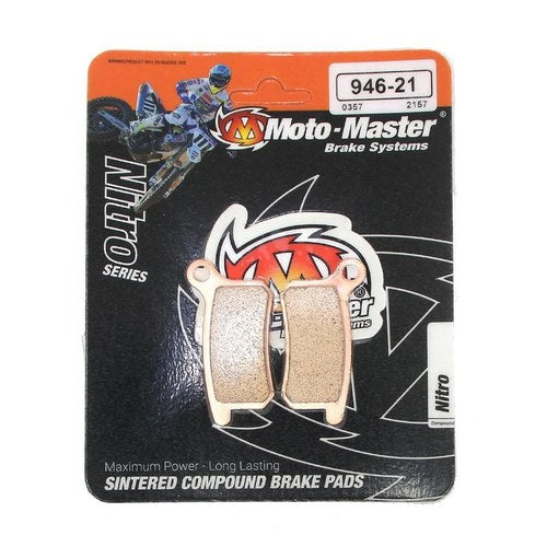 Brake Pads Sintered Nitro, MOTO-MASTER 094621, 39-357. FA357