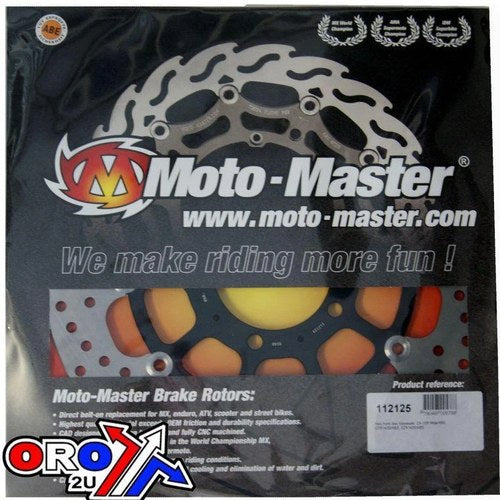 Disc Brake Front, MOTO-MASTER 112125 Kawasaki ZX-6R Ninja 13-19, ZZR1400