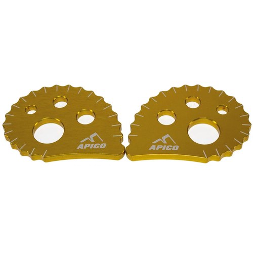 Apico Snail Chain Adjuster Cams For over size Vertigo Gold
