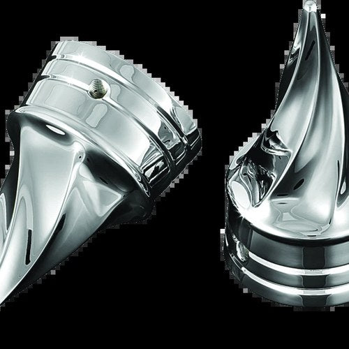 Kuryakyn Twisted Axle Caps For Chrome