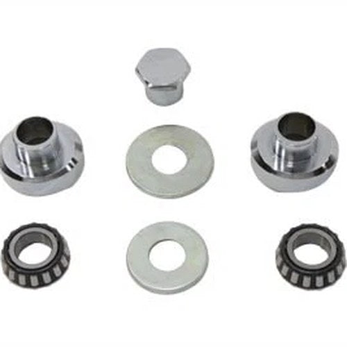 Raked Fork Neck Cup Kit Chrome for Harley-Davidson