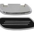 Driver Footboard Set Chrome Streamliner Style for Harley-Davidson