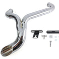 Wyatt Gatling Ground Pounder Exhaust System Chrome for Harley-Davidson